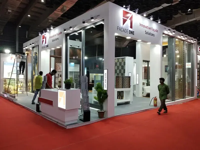 Facade One trade show booth design