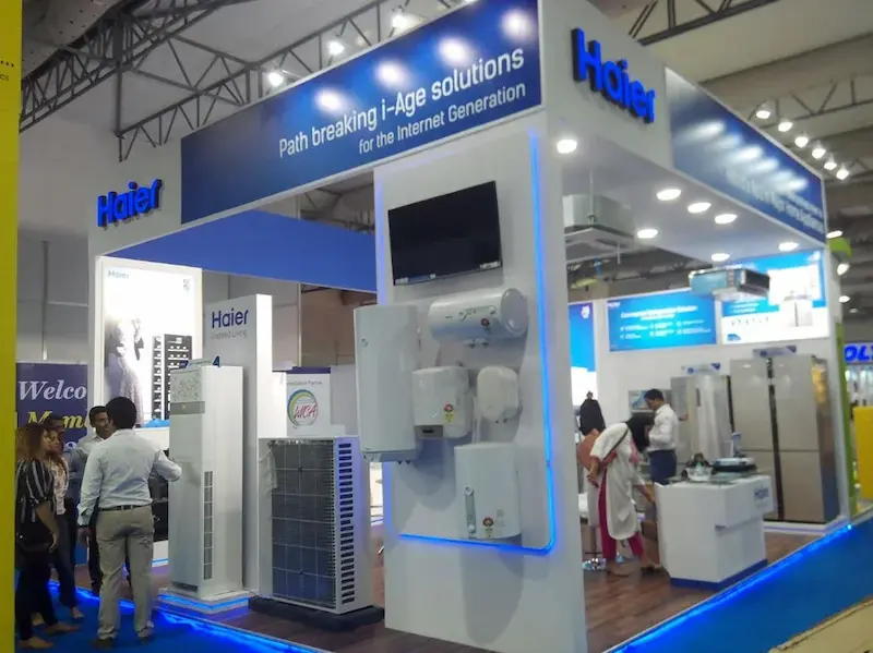 Inditech exhibition stall design