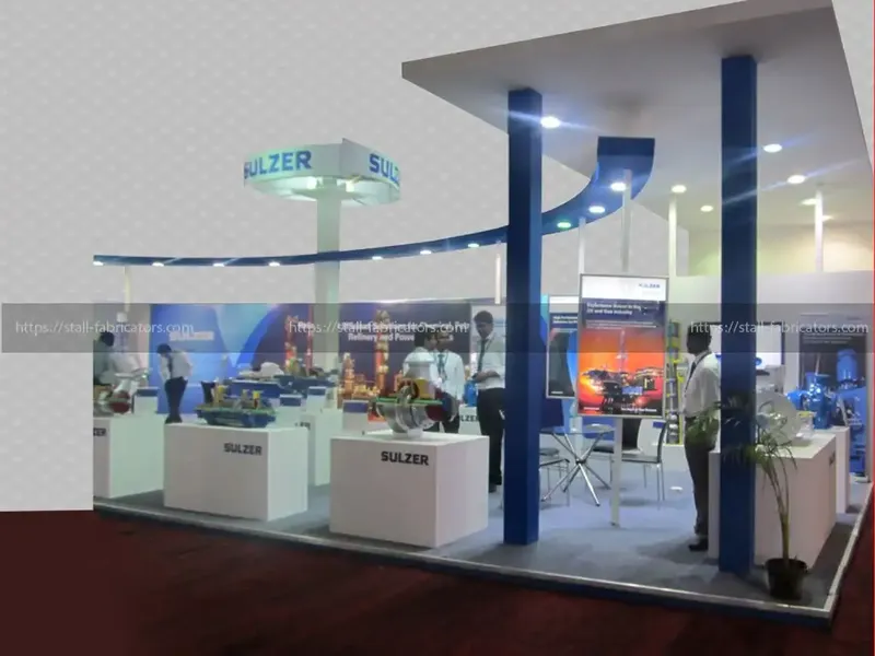 Custom Exhibition Stall Design In Chemtech Expo, Bombay Exhibition Center- Nse Exhibition Complex