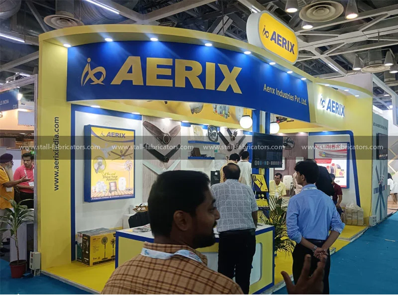 Exhibition stall for Aerix Industries Pvt Ltd at Fan Expo