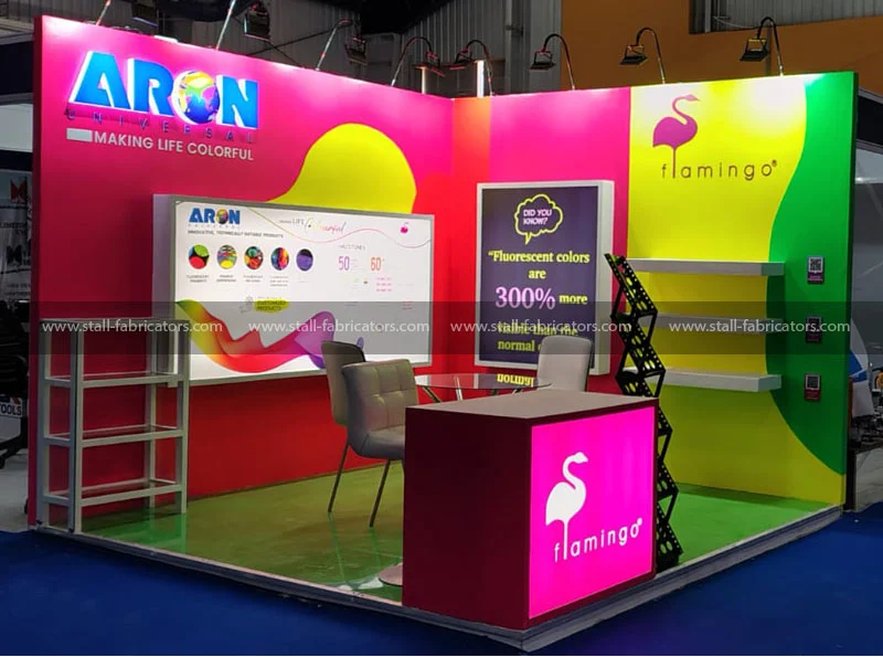 Exhibition stall for Aron Universal at Paint & Coating Expo