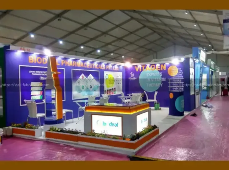 Exhibition stall for BIODEAL PHARMACEUTICALS PVT. LTD. at CPHI-2017
