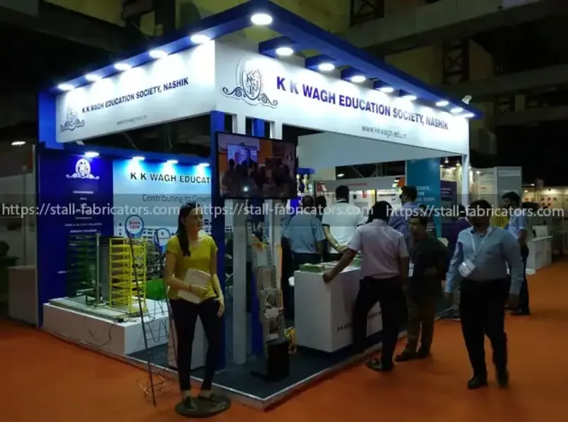 Exhibition stall for K.K WAGH INSTITUTE OF ENGINEERING EDUCATION AND RESEARCH at India Rubber Expo