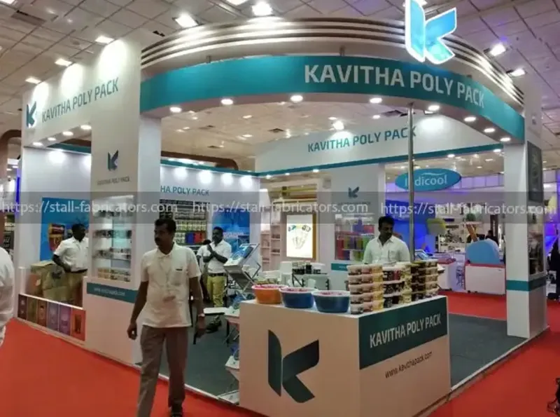 Exhibition stall for KAVITHA POLYPACK at INDIAN ICE CREAM EXPO