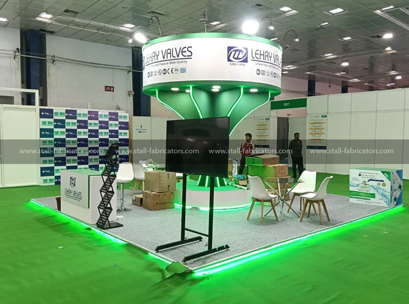 Exhibition stall for Lehry Instrumentation & Valves Pvt Ltd at FSIE