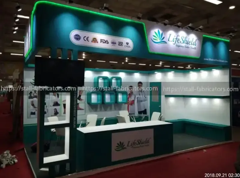 Exhibition stall for LIFESHEILD at MEDICAL