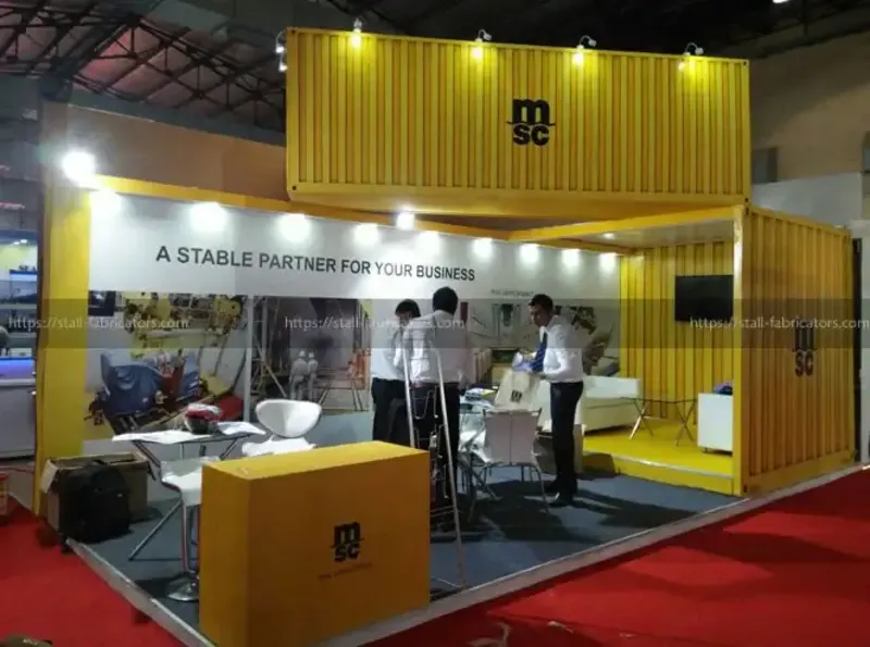 Exhibition Stall for MSC - MEDITERRANEAN SHIPPING COMPANY