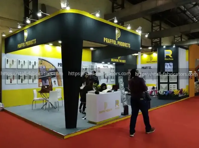 Exhibition stall for PRAFFUL PRODUCT at INDEX SHOW
