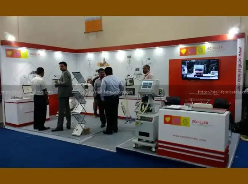 Exhibition stall for SCHILLER HEALTHCARE INDIA PVT LTD at MEDICAL-