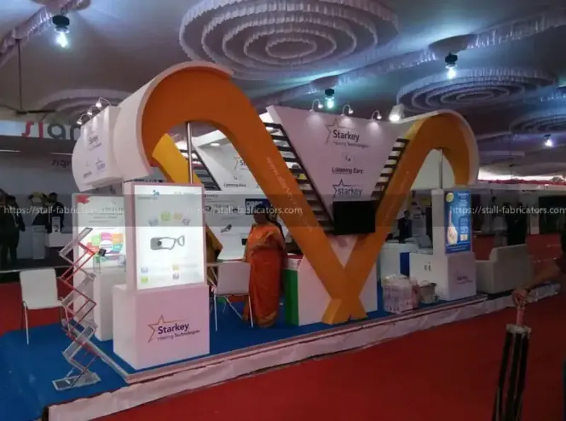 Exhibition stall for STARKEY at ICSCI CONFERENCE