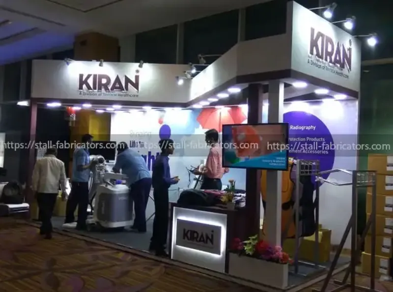 Exhibition stall for KIRAN MEDICAL at TRAUMACON