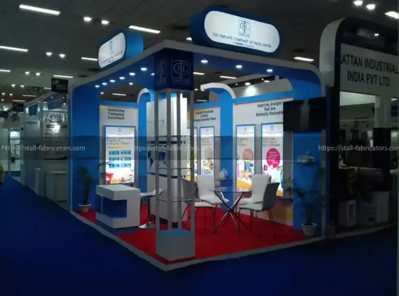 Exhibition stall for VOYAGER at GLOBE OIL