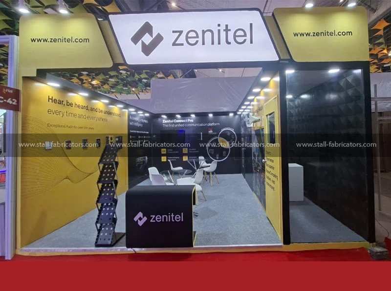 Exhibition stall for Zenitel at FSIE